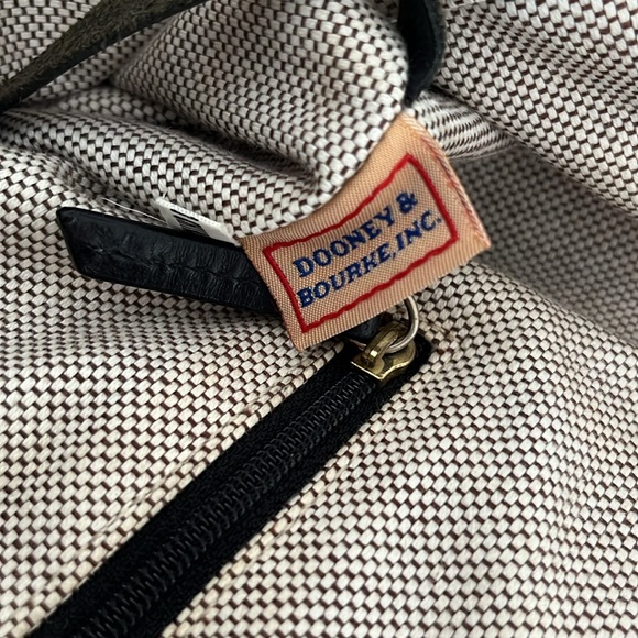 🖤🩶VINTAGE DOONEY & BOURKE PURSE 14Wx9.5L GREY & BLACK GREAT CONDITION! - Picture 12 of 13